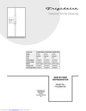 Frigidaire FRS26KF5D Factory Parts Catalog