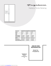 Frigidaire FRS26KF6C Factory Parts Catalog