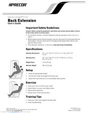 Precor C313EC User Manual