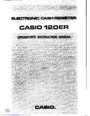Casio 120ER Operator's Instruction Manual