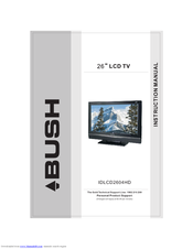 Bush IDLCD2604HD Instruction Manual