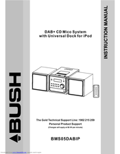 Bush BMS05DABIP Instruction Manual