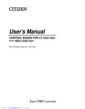 Citizen BD2-1220 User Manual