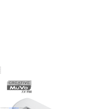 Creative MuVo TX FM Quick Start Manual