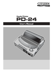 Citizen PD-24 User Manual