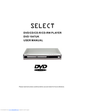 Select SELECT DVD1047UK User Manual