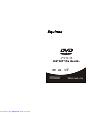 Equinox Systems Equinox DVD1045E Instruction Manual