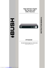 Bush DFTA52DAB Instruction Manual