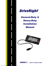 DAVIS DriveRight 8156GD Installation Manual