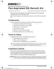 Davis VANTAGE PRO ISS Retrofit Kit Installation Instructions Manual