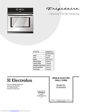 Frigidaire FEB30S5D Factory Parts Catalog