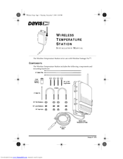 DAVIS 6370 Installation Manual