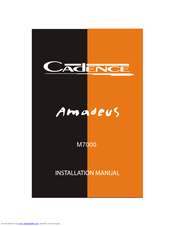 Cadence Amadeus M7000 Installation Manual