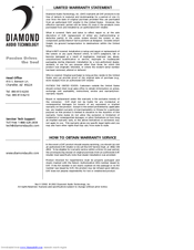 Diamond Audio Technology D5 600.2 Owner's Manual