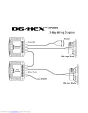 Diamond Audio Technology D6 Series Wiring Diagram