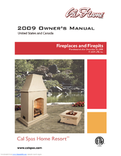 Cal Flame 2009 Series Owner's Manual