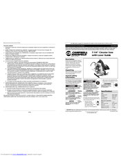 Campbell Hausfeld DG411200CK Operating Instructions And Parts Manual