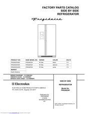 Frigidaire FRS26ZGHW5 Factory Parts Catalog