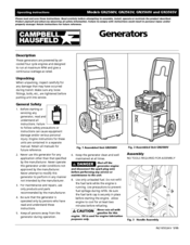 Campbell Hausfeld GN2563V Operating Instructions Manual