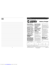 Campbell Hausfeld IB1000 Operating Instructions Manual