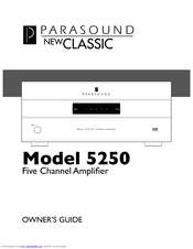 Parasound 5250 Owner's Manual