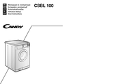 Candy CSBL 100 User Instructions