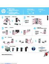 HP Pavilion p7-1100 Quick Setup