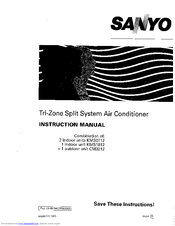 Sanyo CM3212 Instruction Manual