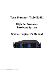 TYAN Transport TA26-B3892 Service Manual