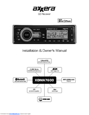 Dual AXXERA XDMA7600 Installation & Owner's Manual