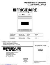Frigidaire FEB556CE Factory Parts Catalog