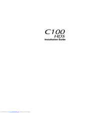 Solid State Logic C100 HDS Installation Manual