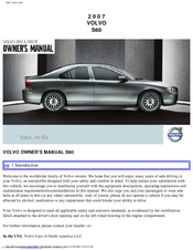 Volvo S60R Owner's Manual
