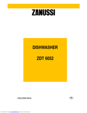 Zanussi ZDT6052 Instruction Book