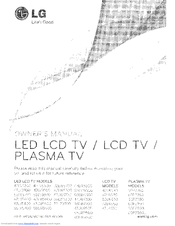 LG 42LV5500 Owner's Manual
