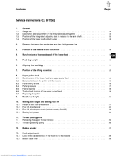 DURKOPP ADLER 382 Service Instructions Manual