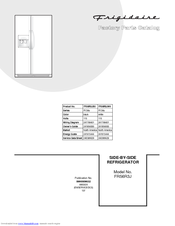 Frigidaire FRS6R3J Parts Catalog