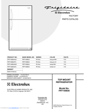 Frigidaire FRT15IB3A Factory Parts Catalog