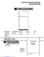 Frigidaire FRT18NRJD0 Factory Parts Catalog