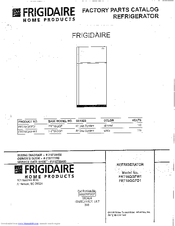 Frigidaire FRT18QGFD1 Parts Catalog