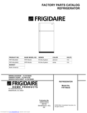 Frigidaire FRT18SJGW2 Factory Parts Catalog