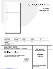 Frigidaire FRT21C5AQ2 Factory Parts Catalog