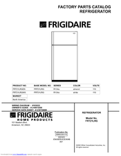 Frigidaire FRT21LRGD5 Factory Parts Catalog