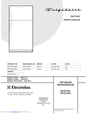 Frigidaire FRT21P6CSB1 Factory Parts Catalog
