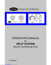 Carrier GEN V Operator's Manual