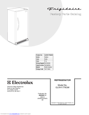 Frigidaire GLRH1779GW Parts Catalog