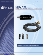 Niles SRK-1W Specification Sheet