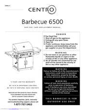 Centro Barbecue 6500 Safe Use, Care And Assembly Manual