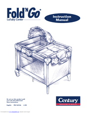 Century Fold n Go Lullaby Center User Manual