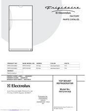 Frigidaire FRT21H7ASK2 Factory Parts Catalog